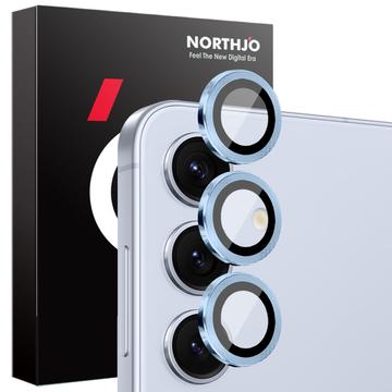 Samsung Galaxy S25 Northjo Cámara Lente Protector Set - Azul