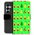 Funda Cartera Premium para Samsung Galaxy S25+ - Diseño de Aguacates