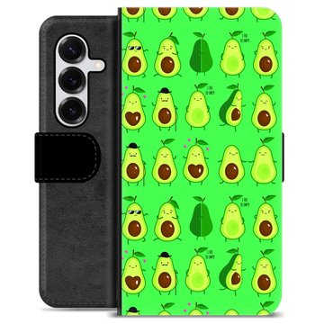Funda Cartera Premium para Samsung Galaxy S25+ - Diseño de Aguacates