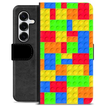 Funda Cartera Premium para Samsung Galaxy S25+ - Bloques