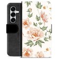 Funda Cartera Premium para Samsung Galaxy S25+ - Floral