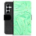 Funda Cartera Premium para Samsung Galaxy S25+ - Menta Verde