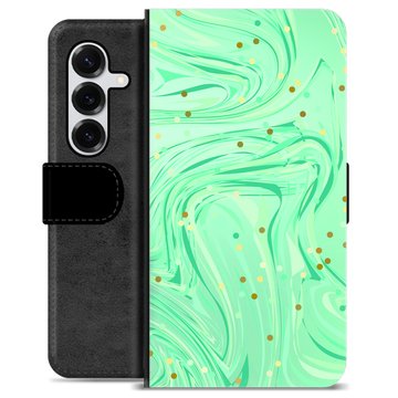 Funda Cartera Premium para Samsung Galaxy S25+ - Menta Verde