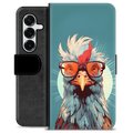Funda Cartera Premium para Samsung Galaxy S25+ - Gallina