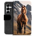 Funda Cartera Premium para Samsung Galaxy S25+ - Caballo