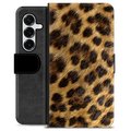 Funda Cartera Premium para Samsung Galaxy S25+ - Leopardo