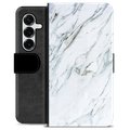 Funda Cartera Premium para Samsung Galaxy S25+ - Mármol