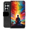 Funda Cartera Premium para Samsung Galaxy S25+ - Meditación
