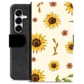 Funda Cartera Premium para Samsung Galaxy S25+ - Girasol