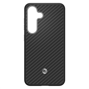 Funda Samsung Galaxy S25+ Spigen Enzo Aramid GP-FPS936PGABW - Negro / Plata