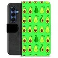 Funda Cartera Premium para Samsung Galaxy S25 - Diseño de Aguacates