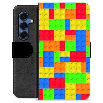 Funda Cartera Premium para Samsung Galaxy S25 - Bloques