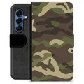 Funda Cartera Premium para Samsung Galaxy S25 - Camuflaje