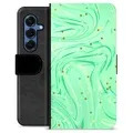 Funda Cartera Premium para Samsung Galaxy S25 - Menta Verde