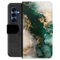 Funda Cartera Premium para Samsung Galaxy S25 - Mármol Jade