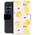 Funda Cartera Premium para Samsung Galaxy S25 - Patrón de Limón