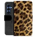Funda Cartera Premium para Samsung Galaxy S25 - Leopardo