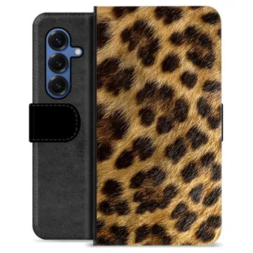 Funda Cartera Premium para Samsung Galaxy S25 - Leopardo