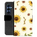 Funda Cartera Premium para Samsung Galaxy S25 - Girasol