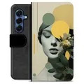 Funda Cartera Premium para Samsung Galaxy S25 - Ambiente Vintage