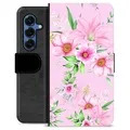Funda Cartera Premium para Samsung Galaxy S25 - Flores de Acuarela