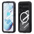 Funda impermeable magnética IP68 para Samsung Galaxy S25 Redpepper - Negro