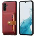 Funda con Cartera Retro Style para Samsung Galaxy S25 - Rojo