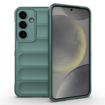 Carcasa de TPU Rugged para Samsung Galaxy S25 - Verde