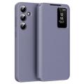 Funda Samsung Galaxy S25 Smart Clear View Flip con ranura para tarjetas