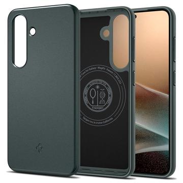Funda MagSafe Spigen Thin Fit Mag para Samsung Galaxy S25 - Abismo verde