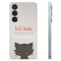 Funda de TPU para Samsung Galaxy S25 - Gato Enfadado