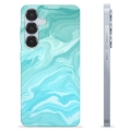 Funda de TPU para Samsung Galaxy S25 - Mármol Azul