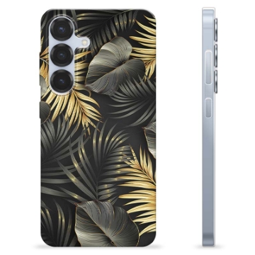 Funda de TPU para Samsung Galaxy S25 - Hojas Doradas