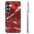 Funda de TPU para Samsung Galaxy S25 - Mármol Rojo