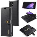 DG.Ming 2-en-1 Funda estilo cartera para Samsung Galaxy S25 Ultra - Negro