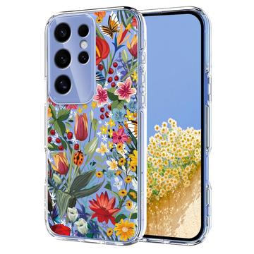 Funda de TPU Samsung Galaxy S25 Ultra con estampado floral - Lirios