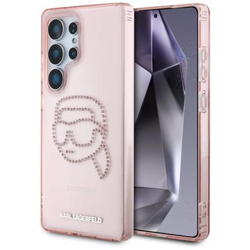 Funda Samsung Galaxy S25 Ultra Karl Lagerfeld Rhinestones Karl Head Logo