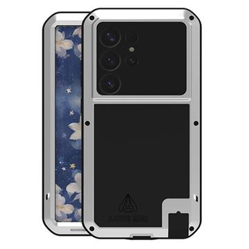 Funda Híbrida Love Mei Powerful para Samsung Galaxy S25 Ultra - Plateado