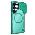 Funda magnética Nillkin IceBlade Prop para Samsung Galaxy S25 Ultra - Compatible con MagSafe, tapa deslizante - Verde