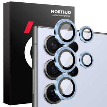 Samsung Galaxy S25 Ultra Northjo Juego de protectores de lentes para cámaras - Azul
