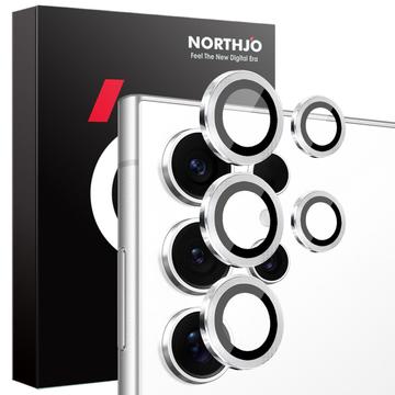 Samsung Galaxy S25 Ultra Northjo Juego de protectores de lentes para cámaras - Plata