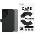 Funda tipo billetera con soporte Samsung Galaxy S25 Ultra PanzerGlass Care Feature - Negro