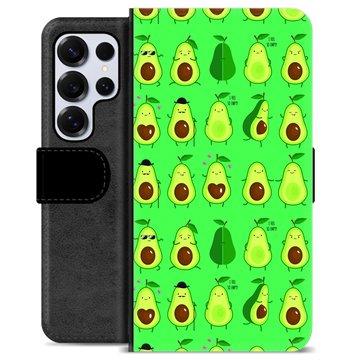 Funda Cartera Premium para Samsung Galaxy S25 Ultra - Diseño de Aguacates