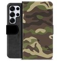 Funda Cartera Premium para Samsung Galaxy S25 Ultra - Camuflaje