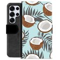 Funda Cartera Premium para Samsung Galaxy S25 Ultra - Coco