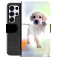 Funda Cartera Premium para Samsung Galaxy S25 Ultra - Perro