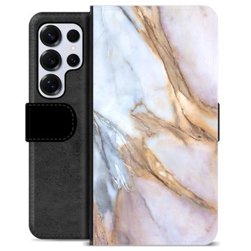 Funda Cartera Premium para Samsung Galaxy S25 Ultra - Mármol Elegante