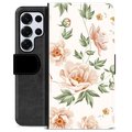 Funda Cartera Premium para Samsung Galaxy S25 Ultra - Floral
