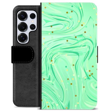 Funda Cartera Premium para Samsung Galaxy S25 Ultra - Menta Verde