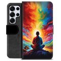Funda Cartera Premium para Samsung Galaxy S25 Ultra - Meditación